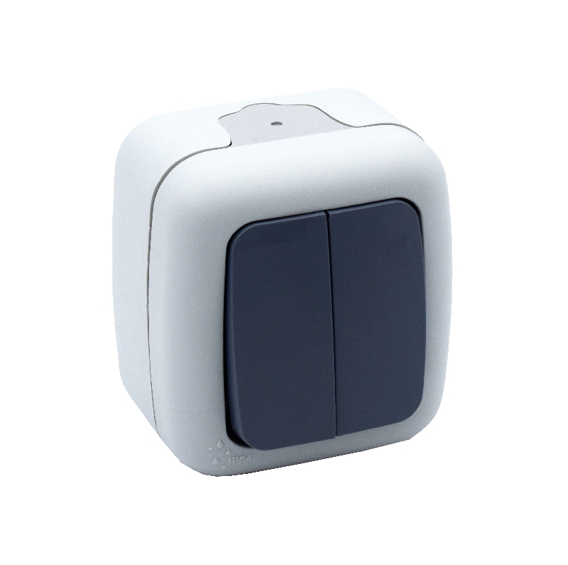INTRERUPATOR DUBLU ETANS IP54