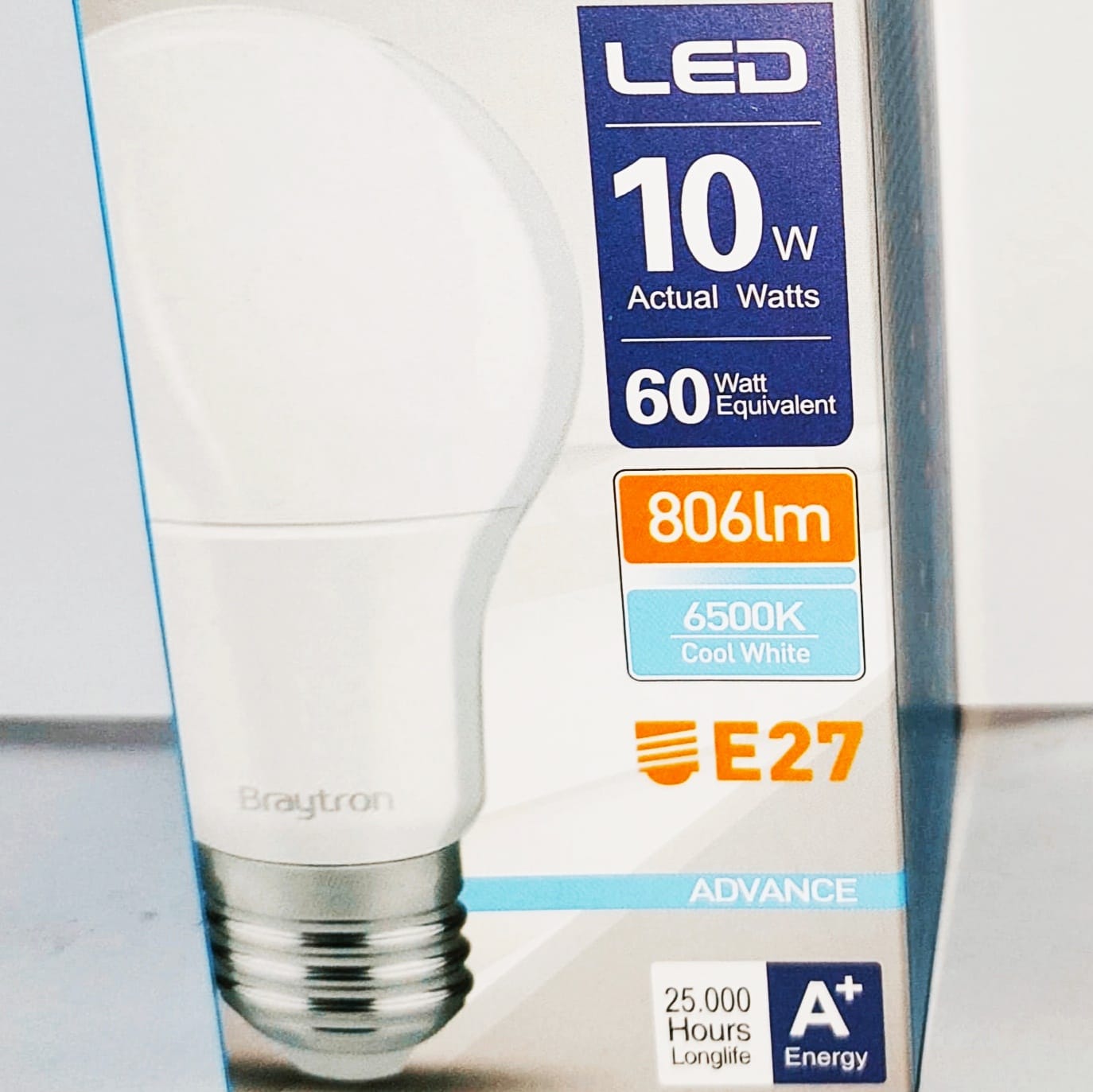 BEC LED 10W A60 E27 6400K - Image 2